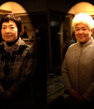 斉藤憲子さん(右)・富美子さん姉妹　千葉市川　